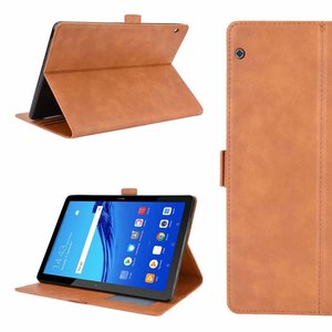 Étui portefeuille rétro en cuir tpu + pu pour <span class=keywords><strong>HUAWEI</strong></span> <span class=keywords><strong>MediaPad</strong></span> <span class=keywords><strong>T5</strong></span>, 10.1 pouces, avec support, fentes pour cartes, étui pour <span class=keywords><strong>tablette</strong></span> - Product Image 2