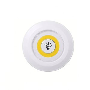 Wireless LED <b>Wall</b>-mounted Cabinet <b>Light</b> <b>Remote</b> <b>Control</b> Battery Operated Mini COB Modern Dimmable Kitchen Closet Staircase - Product Image 1