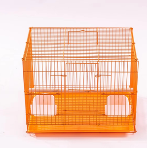 Gabbie per Uccelli in Metallo all'Ingrosso, Voliera per Cocorite, Gabbia Durevole in Filo di Ferro per Pappagalli e Canarini, Recinzione Quadrata Pieghevole - Product Image 5