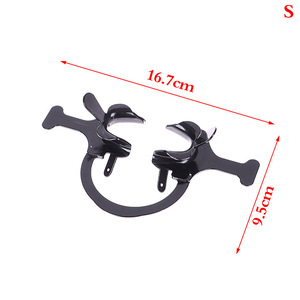 Riavvolgitore per guance dentarie a forma di C con manico bianco piccolo/accessorio per sbiancare i denti multiuso - Product Image 5