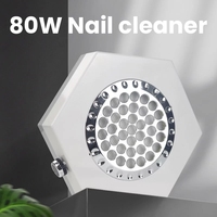 Aspirateur de poussière pour ongles, appareil mis à niveau, puissant, 80W, sans sac nécessaire, nettoyage, ventilateur d'aspiration,