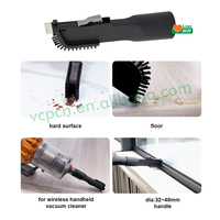 LAYO Brevet 3 en 1 Aspirateur Pièces détachées Accessoire Petite brosse pour sols durs Grattoir pour carreaux de céramique Outil plat Tête de brosse