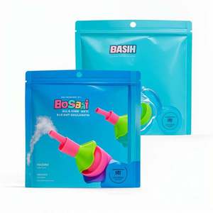 Pochette à fermeture éclair à 3 côtés imprimée en gravure sur plastique recyclable Sac à fermeture éclair en mylar Jouet de pierres précieuses Emballage cadeau aveugle pour jeu mobile - Product Image 1