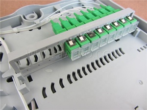 Hộp phân phối sợi 8 lõi Hộp thiết bị đầu cuối quang FTTH hộp chất béo FDB SC Bộ chuyển đổi sợi Treo Tường Hộp phân phối sợi quang - Product Image 6