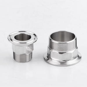 Collier de serrage hexagonal à dégagement rapide en acier inoxydable 304, filetage mâle sanitaire, connecteur à filetage externe, filetage ZG, inserts de filetage - Product Image 4