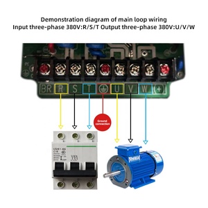 Convertidor de Frecuencia CNC LY 5.5KW 50Hz 60Hz 220V Monofásico 440V Trifásico, Variador de Frecuencia Variable (VFD), Controlador de Velocidad AC, IP65, Control <span class=keywords><strong>FVC</strong></span>/V/F - Product Image 3