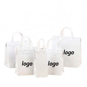 Sac isotherme personnalisé avec logo, en aluminium auto-adhésif, en plastique isolé, avec poignée, pour la livraison, la plage, CN;ZHE, pour le déjeuner - Product Image 1