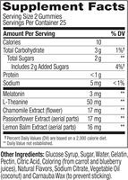 Gummies de sommeil à la saveur de mûre, fabriquées en Chine, 3 mg de mélatonine, complément alimentaire pour le sommeil avec mélatonine et L-théanine, camomille