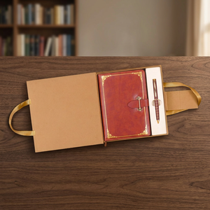 Ensemble cadeau Liviya Corporate : carnet en cuir PU gaufré et stylo, modèle 78, avec logo et couleur personnalisés - Product Image 1