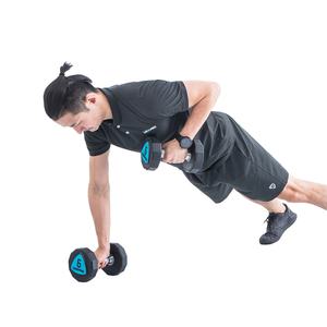 Mancuernas de uretano LIVEPRO, equipo de ejercicio, mancuernas de cabeza de 12 lados, mancuernas redondas de PU comerciales para el hogar, 2-50 kg - Product Image 4