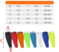 Anpassen des Logos Anti-Rutsch-Kompression Honeycomb Soccer Sports Waden schutz polster Football Shin Guard Brace Sleeve mit EVA-Schaum