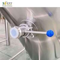 Cuve de Fermentation pour Brasserie Artisanale 1000L 1200L 1500L, Fermenteur Conique sous Pression SUS304/316, Unitank Isobare CCT CKT