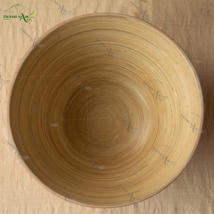 Ensemble de vaisselle personnalisé en bambou filé écologique fait à la main, bols en riz naturels jetables, fabricant durable au Vietnam - Product Image 3