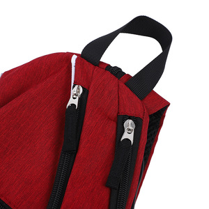 Multi Functional Sports <b>Backpack</b> Red Unisex Outdoor Gym Bag Adjustable <b>Strap</b> Polyester Material - Product Image 4