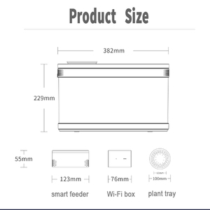 Aquarium Aquarium Acryl Desktop <span class=keywords><strong>Fish</strong></span> <span class=keywords><strong>Tank</strong></span> Aquarium Met Auto Timing Voeden En Ai Smart Verlichting - Product Image 6