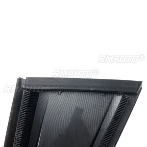 A Pair Car Rear Louver Trim for Ford Mustang 2015-2022 <b>Windows</b> Shutter <b>Cover</b> Vent Scoop Decoration Carbon Fiber Style ABS - Product Image 5