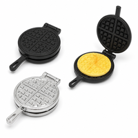 Machine à gaufres miniature 1:12 pour maison de poupée avec aliments factices, modèle de gaufrier en alliage métallique, jouet de cuisine, vente en gros