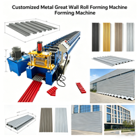 Machine de formage de panneaux métalliques Great Wall, machine de fabrication de panneaux de façade en aluminium, machine de bardage métallique décoratif