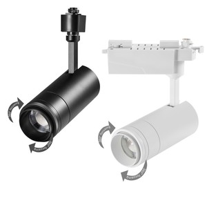 Zoomable COB dẫn ánh sáng theo dõi 15W/20W/30W thương mại chùm góc có thể điều chỉnh focusable thiết kế hiện đại tập trung theo dõi đèn - Product Image 1