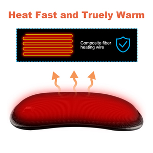 Conception universelle <span class=keywords><strong>coussin</strong></span> de siège <span class=keywords><strong>chauffant</strong></span> USB électrique 5V facile à utiliser pour voiture, <span class=keywords><strong>bureau</strong></span>, maison - Product Image 2