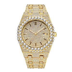 Montre de sport en gros avec diamants, montre de luxe entièrement sertie de diamants, montres automatiques mécaniques pour hommes et femmes - Product Image 2