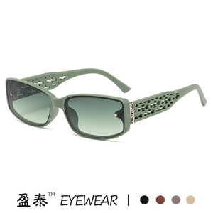 <b>Sunglasses</b> Women <b>Square</b> Frame PC UV400 Light Weight Cat Eye Style - Product Image 3