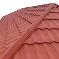 Tuiles de toiture en métal revêtues de pierre style DecraBond, tôles de toiture emboîtables en Galvalume, durée de vie de 50 ans, légères, pour maison