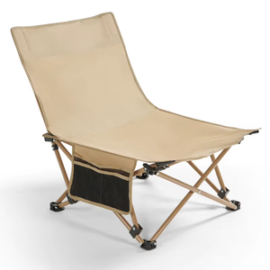 Factory Price Heavy Duty High-Back Folding <b>Chair</b> with Thickened Cushion for Outdoor Camping <b>Moon</b> <b>Chair</b> Beach - Product Image 2