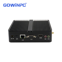 PC Desktop Mini Gowinpc Compact dengan CPU Intel J4125 atau Core i3/i5/i7 Quad Core, RAM 8GB, SSD 64GB, Siap Pakai Win10 dan Linux