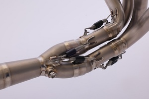 Usine Vente Système D'échappement Moto ZX4R échappement <span class=keywords><strong>2023</strong></span> POUR KAWASAKI Ninja ZX-4RR Silencieux D'échappement tuyau En Acier Titane - Product Image 4