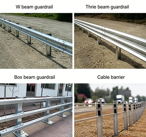 Barrera de Protección Vial de Acero Galvanizado con Viga Triple, Clasificación H2W3, Poste de Viga H, Proveedor Mayorista, Barrera de Rodillos Aprobada - Product Image 5