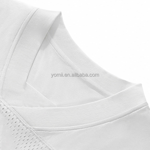 Maglia da Calcio YOUMI Vintage in Tessuto a Rete 240gsm 100% Poliestere ad Asciugatura Rapida Ecologica Personalizzata con Scollo a V Oversize - Product Image 3