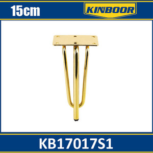 Commercio all'ingrosso 15cm oro metallo ferramenta ferramenta tavolo e gambe della sedia per mangiare cucina e uso ospedaliero - Product Image 1