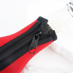 Custom Logo Neoprene Portable 12 Oz <b>Beer</b> Bottle Cooler Sleeves with Zipper - Product Image 4