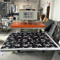 Machine de transfert thermique pneumatique mini 60*120cm pour logos, étiquettes, badges et étiquettes de col