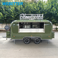 WEBETTER DOT Fast Mobile Restaurant Ice Cream Cart BBQ Concession Trailer Bubble Tea Hot Dog Remorque Food Truck Manufacturing