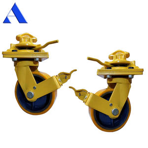 Juego de ruedas de freno universales, contenedor de 8 pulgadas, <span class=keywords><strong>3T</strong></span>, 5T, envío ISO, 4 unidades - Product Image 4