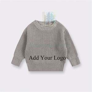 Vendita per tenere in caldo vestiti da ragazza oversize in maglia di cotone a maglia maglia maglione per <span class=keywords><strong>neonato</strong></span> maglione Pullover per bambini maglione per bambini - Product Image 4