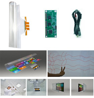 OEM ODM EXW 16 pouces (27 "32" 37 "40" 42 "43" 50 "55" 60 "65" 80 "; 15 -- 86 pouces) Film tactile capacitif interactif