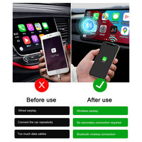 Topleo Carplay AI Box adaptador Mini conexión rápida Car Play adaptador inalámbrico Magic Android Auto portátil Carplay AI Box
