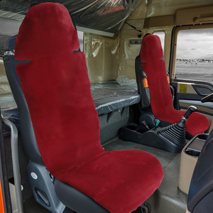 Housses de siège de camion en fausse fourrure, chaudes pour l'hiver, antidérapantes, universelles, pour sièges avant, pour Volvo, MAN, Scania, <span class=keywords><strong>Mercedes</strong></span>, DAF, robustes et luxueuses - Product Image 6