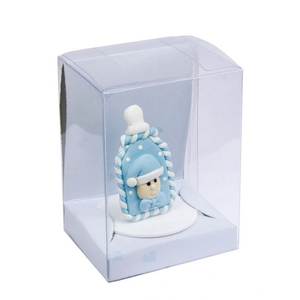 Light Blue 240ml <b>Baby</b> <b>Bottle</b> BPA-Free PP Material Manual Driven Eco-Friendly Safe and Food Grade Cartoon Print Custom Logo - Product Image 2