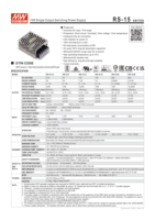 MW Original AC-DC-Schaltnetzteil RS-15-3.3 RS-15-5 RS-15-12 RS-15-24 Einzelausgang 5V 3A 15W 85-264VAC für 3D-Drucker
