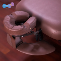 Table de massage thaïlandaise moderne réglable pour le corps entier, en cuir synthétique marron, lit de beauté, mobilier de spa et de salon, canapé