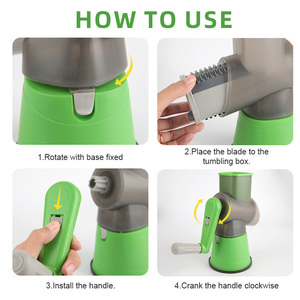 Nhà bếp mandoline slicer đa chức năng Rau cắt hướng dẫn sử dụng rau Slicer và Shredder Chopper bàn trống vắt tay - Product Image 5