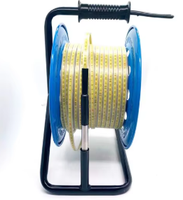 Règle en acier inoxydable de 100 m avec sonde métallique rétractable, indicateur de niveau d'eau portable, ruban de mesure pour puits et réservoirs