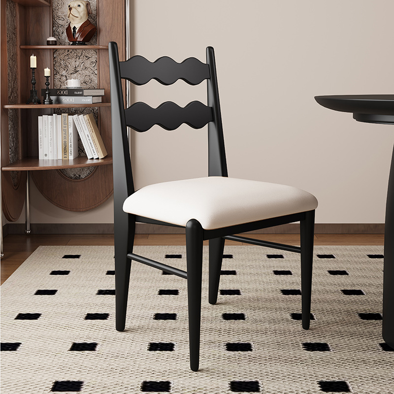 Cuir microfibre noir et blanc (ensemble complet)