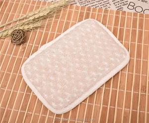 Hot Sell Bath Exfoliating Natural Baby Loofah Bath Mesh Pad In The Bathroom