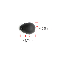 Perles d'Hameçon en Tungstène, Plombs pour Montage Terminal, Accessoires de Pêche à la Carpe
