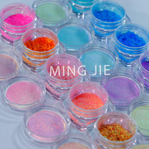 Duochrome efek bunglon Eyeshadow longgar pigmen bubuk kosmetik warna permen Shift bunglon pigmen untuk wajah kuku Makeup - Product Image 3